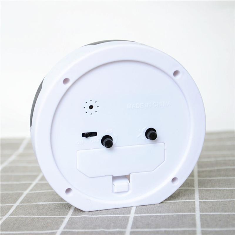 62KD Desktop Soccer Ball Alarm Clock Decorative Football Ball Shaped Alarm Clock For Bedsides Bedroom Birthday Fans Gift