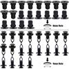 100 Pcs Panel Bumper Fender Push Rivets Fastener Clips Plastic For Toyota Lexus