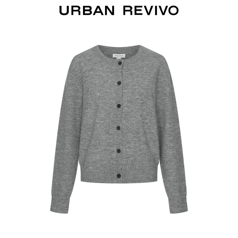 UR Women's Casual Basic Button-Front Knit Cardigan