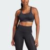 Adidas TLRD Impact Luxe Zip Bra Solid Logo High-Intensity Cross-Training Quick-Dry Sports Bra Women underwear Black IL2911