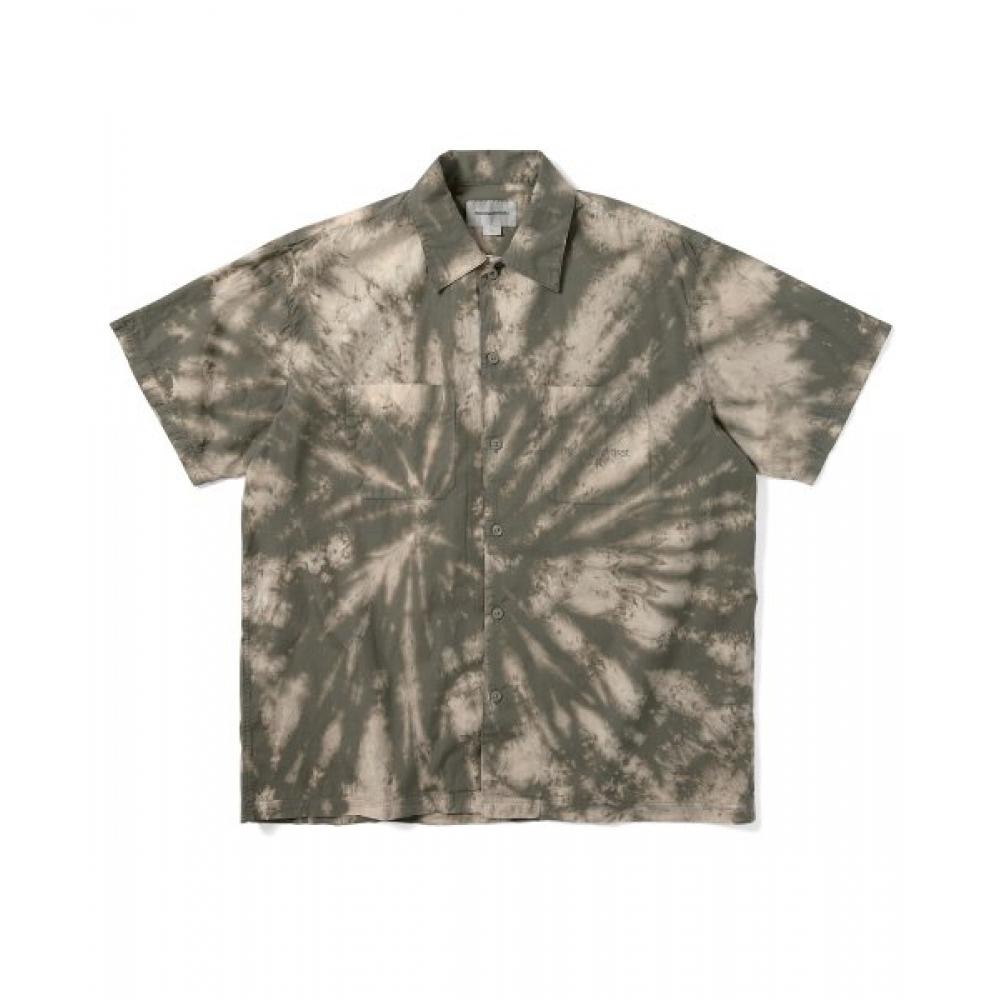 

Рубашка Tie Dye SS серая S