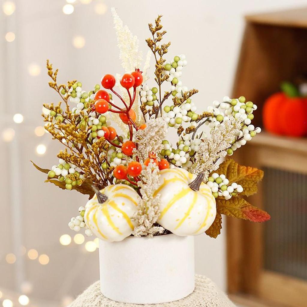 Fall Centerpieces Halloween Pumpkins Fall Decor Table Centerpieces Thanksgiving Decorations For Autumn Fireplace Shelf Outdoor