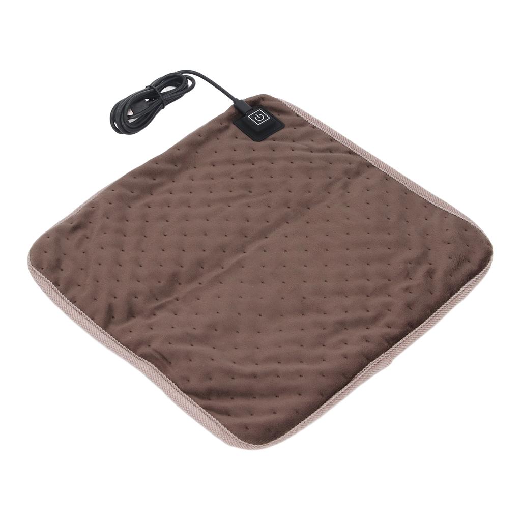 Heated Blanket Electric Throw USB 5W Soft Synthetic Fiber 3 Gear Electric Heating Blanket with 5ft Cable for Keeping Warm In Home Office