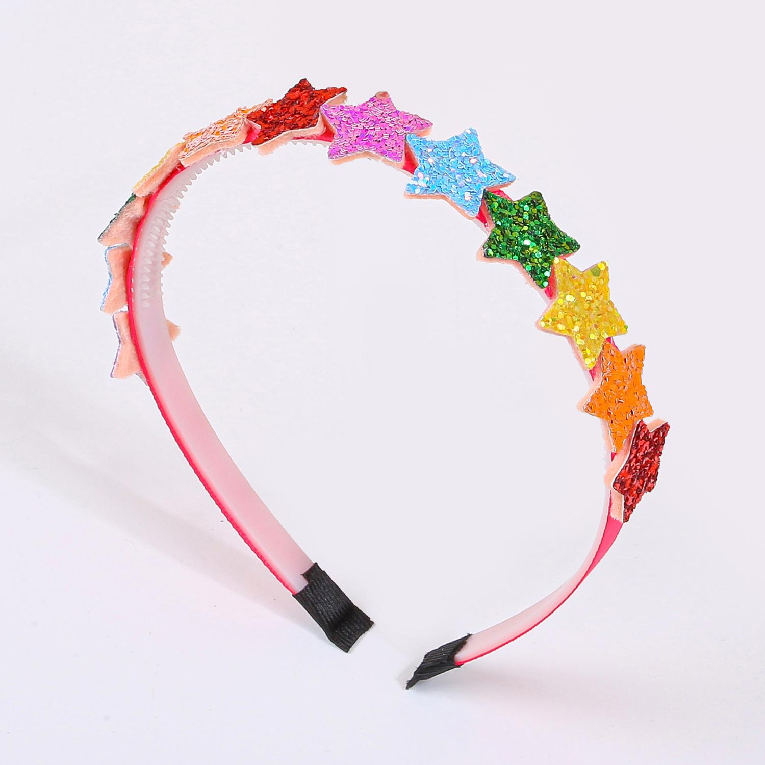 

1/3 шт. Модные радужные цветочные повязки на голову для женщин, девочек, День гордости, повязки для волос со звездами, детская вечеринка, обруч для волос, аксессуары для волос для косплея