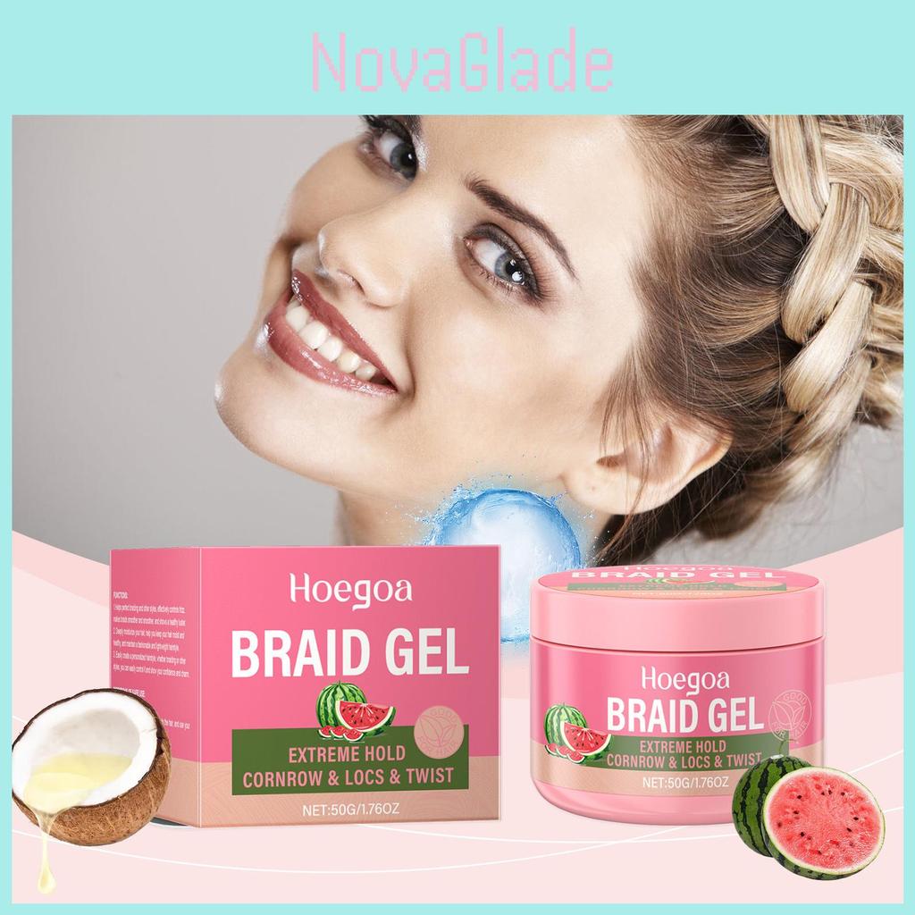 Hoegoa Premium Hair Styling Gel Moisturizing Hair Wax For Perfect Hairstyles 50g