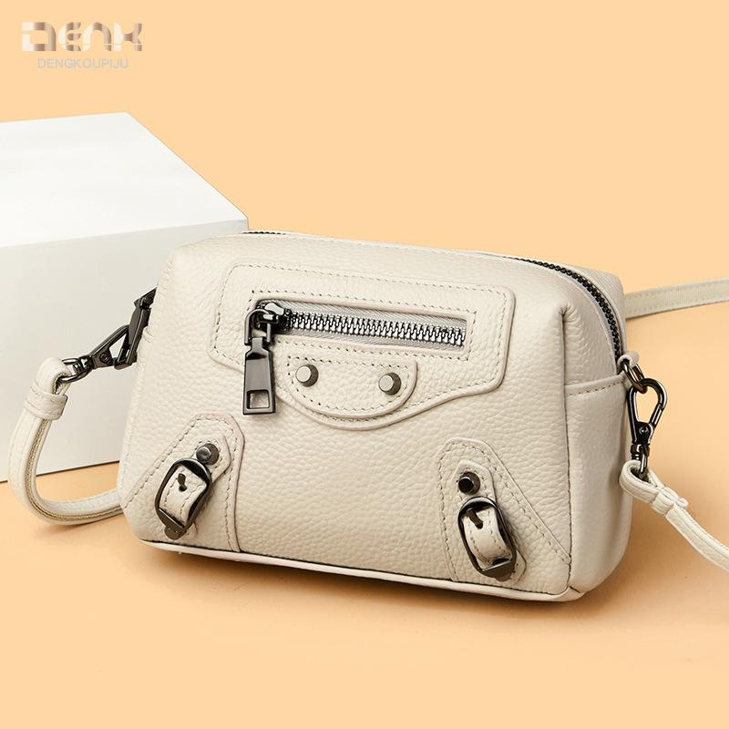 Leather women's bag new fashion shoulder bag women's high-end camera bag crossbody first-layer cowhide bag