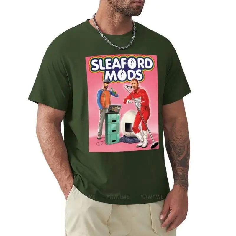 Sleaford Mods 'Mork N Mindy' T-Shirt Short T-shirt Cute Tops Blouse Mens T Shirts Pack Cotton Top Tees Mens T-shirt