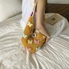 Fashion Large Capacity Women Shoulder Bag Boho Hollow Out Knitted Handbag Butterfly Floral Crochet Multicolor Crossbody Bags