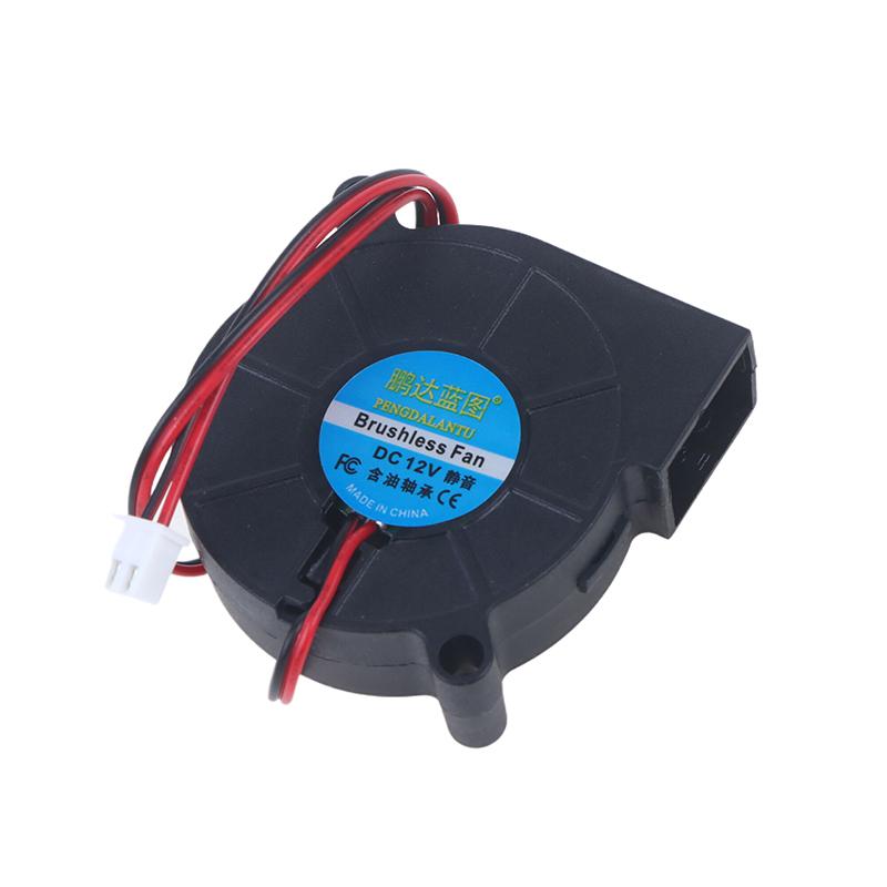 

5015 5V/12V/24V подшипник скольжения бесщеточный для Reprap Prusa I3 DC вентилятор охлаждения турбовентилятор 5015S 3D принтер части вентилятор 12V