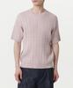 MUSINSA STANDARD Cable Crew Neck Short Sleeve Knit [Desert Pink]