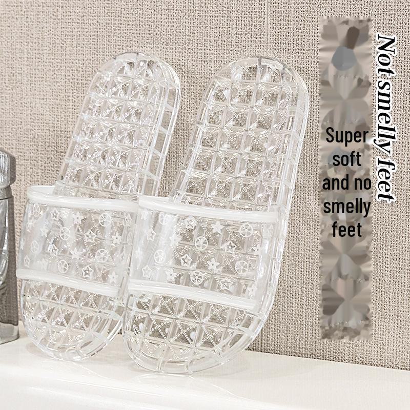 Transparente Kristall Eltern-Kind Sommersandalen - Leicht, Trendy, Hausschuhe für Paare und Männer