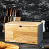 Bread bin, double-sided, KLAUSBERG KB-7395, gray