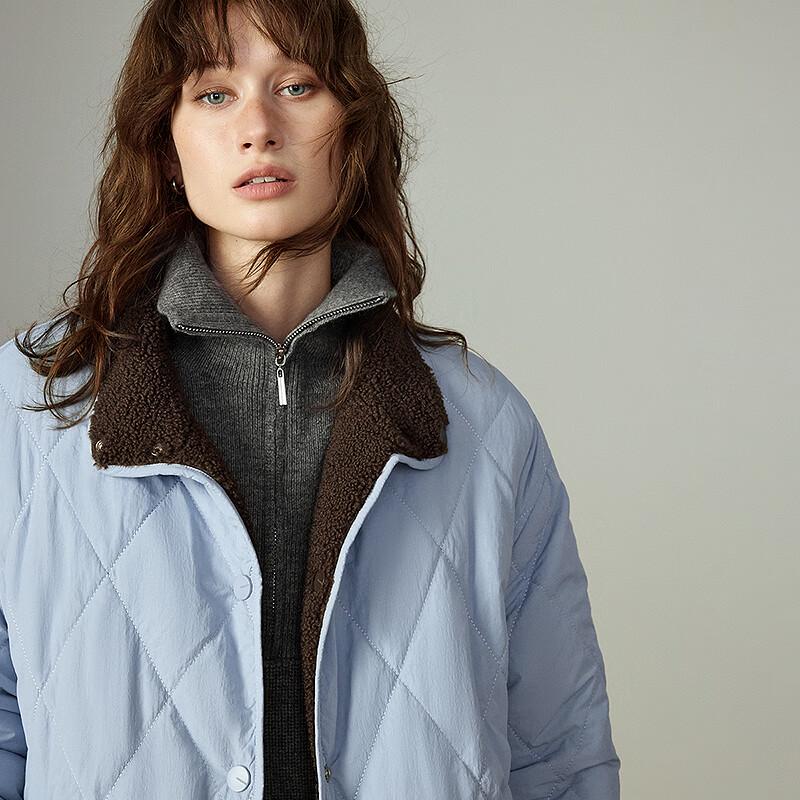 Women's Reversible Diamond Quilted Padded Jacket