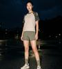 Blue Grain Cotton High Camo Raglan T-Shirt [Beige]