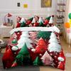 Christmas Tree Pattern Bedding Set Bedding Duvet Cover Set Duvet Cover Pillowcases (1 * Duvet Cover 2 * Pillowcases, without duvet insert)