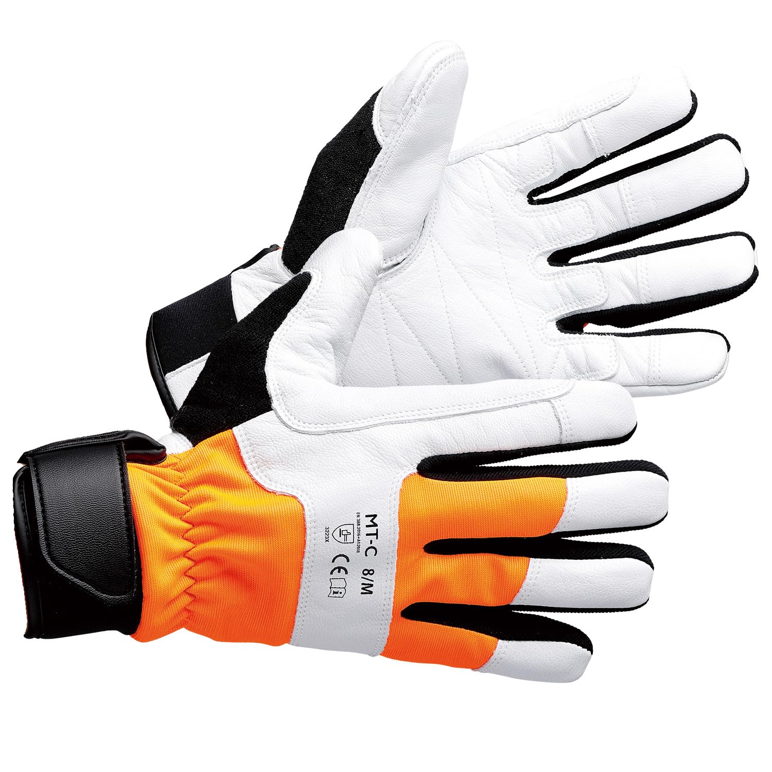 

[Midori Anzen] Protective Gloves for Chainsaw Work, Goat Leather, MTC, Size M, 1 Pair