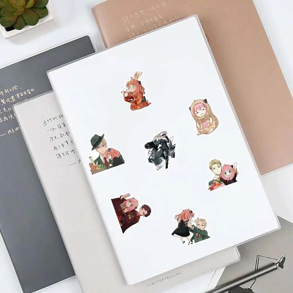 100 Pcs Spy×Family Sticker Box Set Of Cartoon Anime Doujinshi Aya-Related Accessories For Notebook, Diy Decoration Stickers