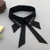 Vintage Embroidery Fake Collar For Women White Lace Hollow False Detachable Collar Lapel Shirt Tie Necklace Clothes Accessory