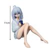 The Journey Of Elaina Sitting In Pajamas Anime Girl Figure 11cm Model Statue Collection Desktop Decoration Toys