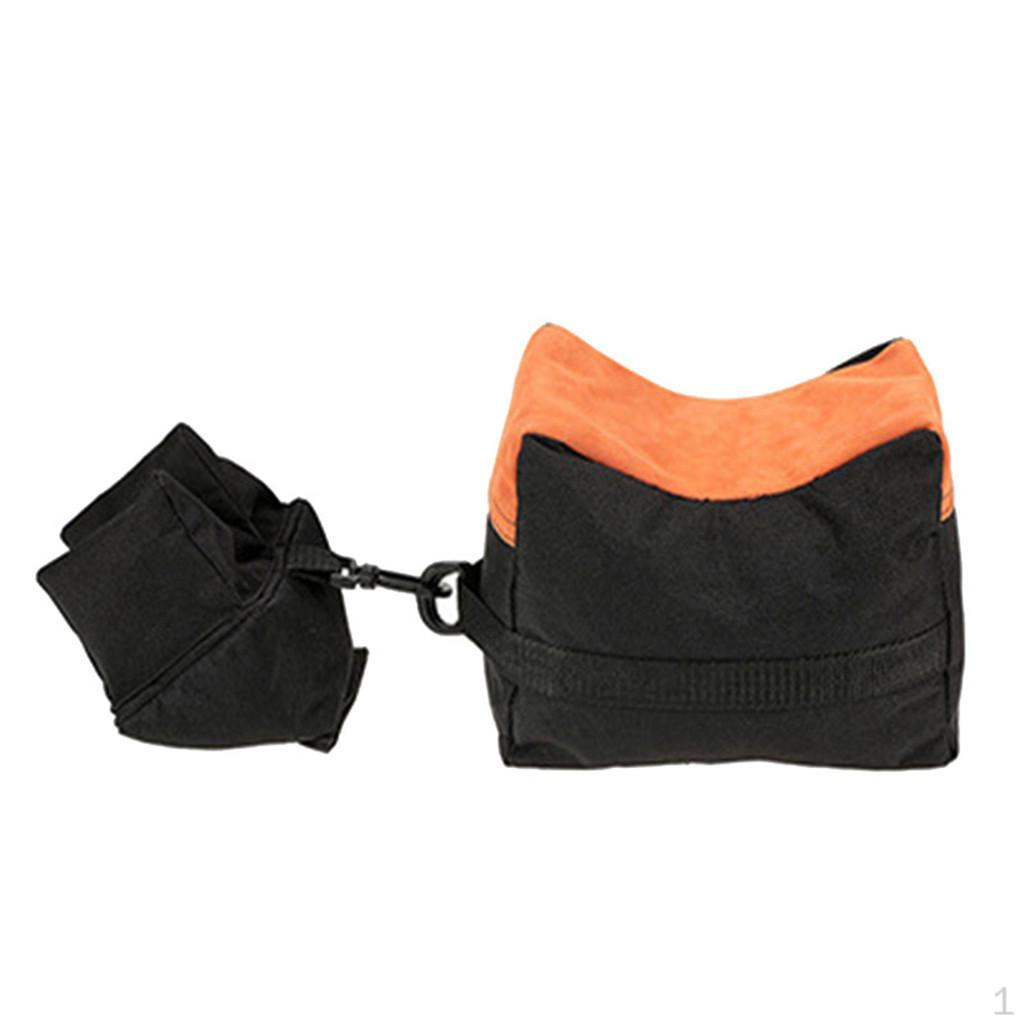 

Front & Rear Outdoor Hunting Rest Stand Sandbag Bench Green