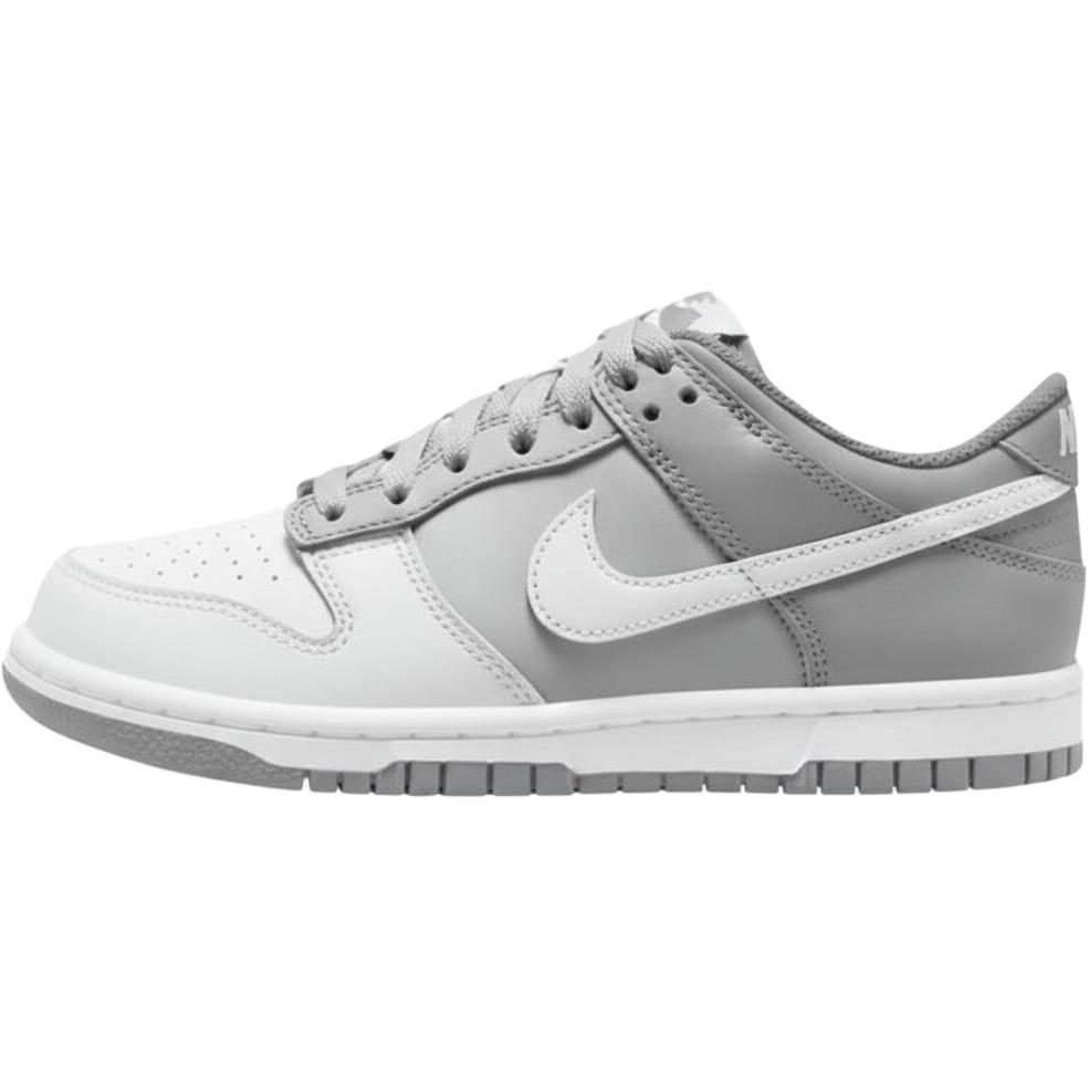 Nike Dunk Low top Kids  Skateboarding Shoes Gray FB9109-014 38.5