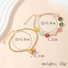 Fashion Ladies Modern Anklet Set With Colorful Daisy Motif For Casual Wear