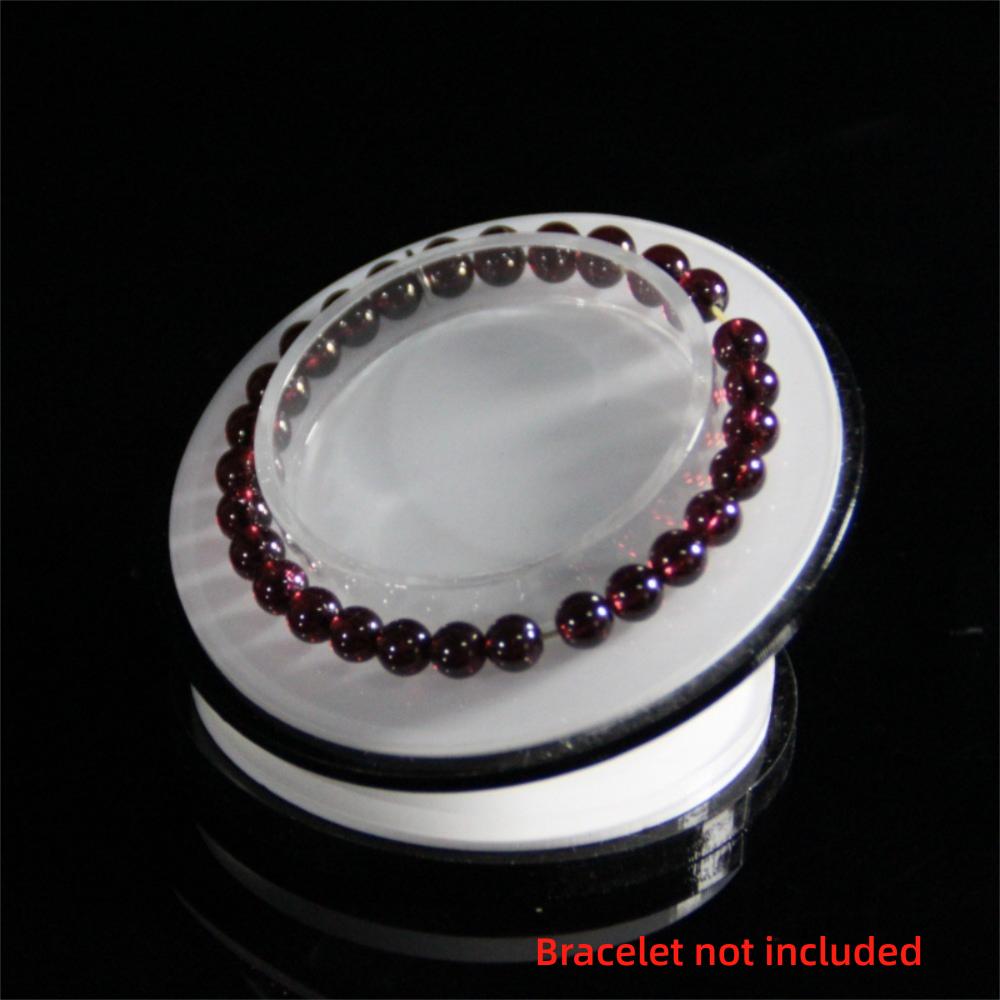 Transparent Bracelet Bangle Display Plate Round Watch Display Rack Fashion Bracelet Organizer