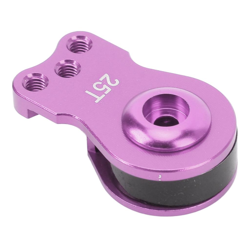 Servo Saver 25T Aluminum Alloy Replacement Lightweight Universal Servo Arm for 110 RC Car Purple