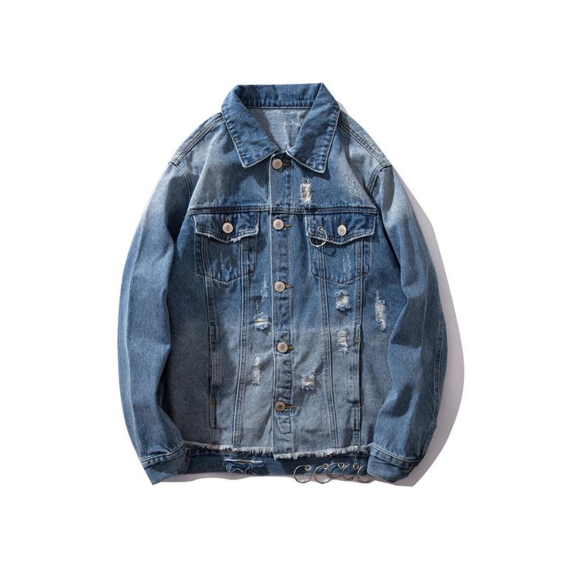 fake denim jacket
