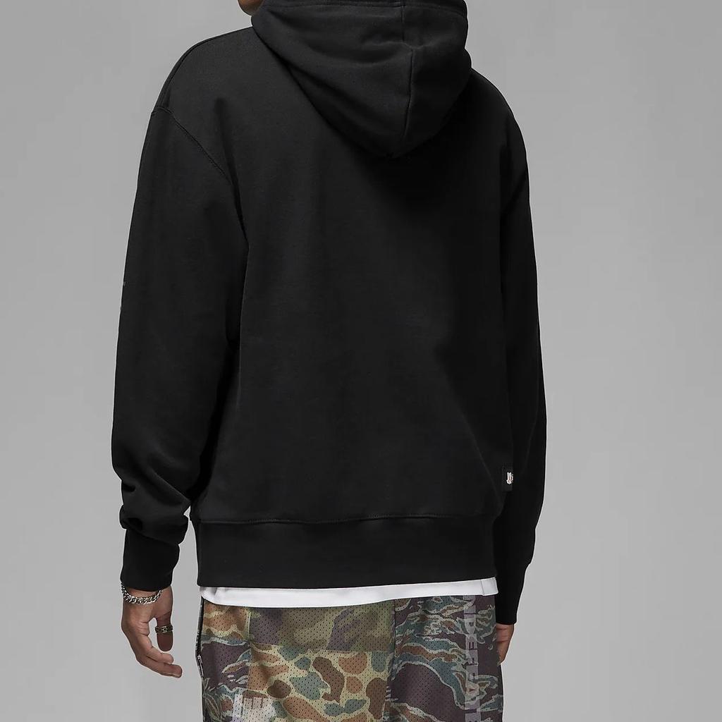 Jordan x Undefeated Weights Hoodie Black Men Streetwear DX6317-010