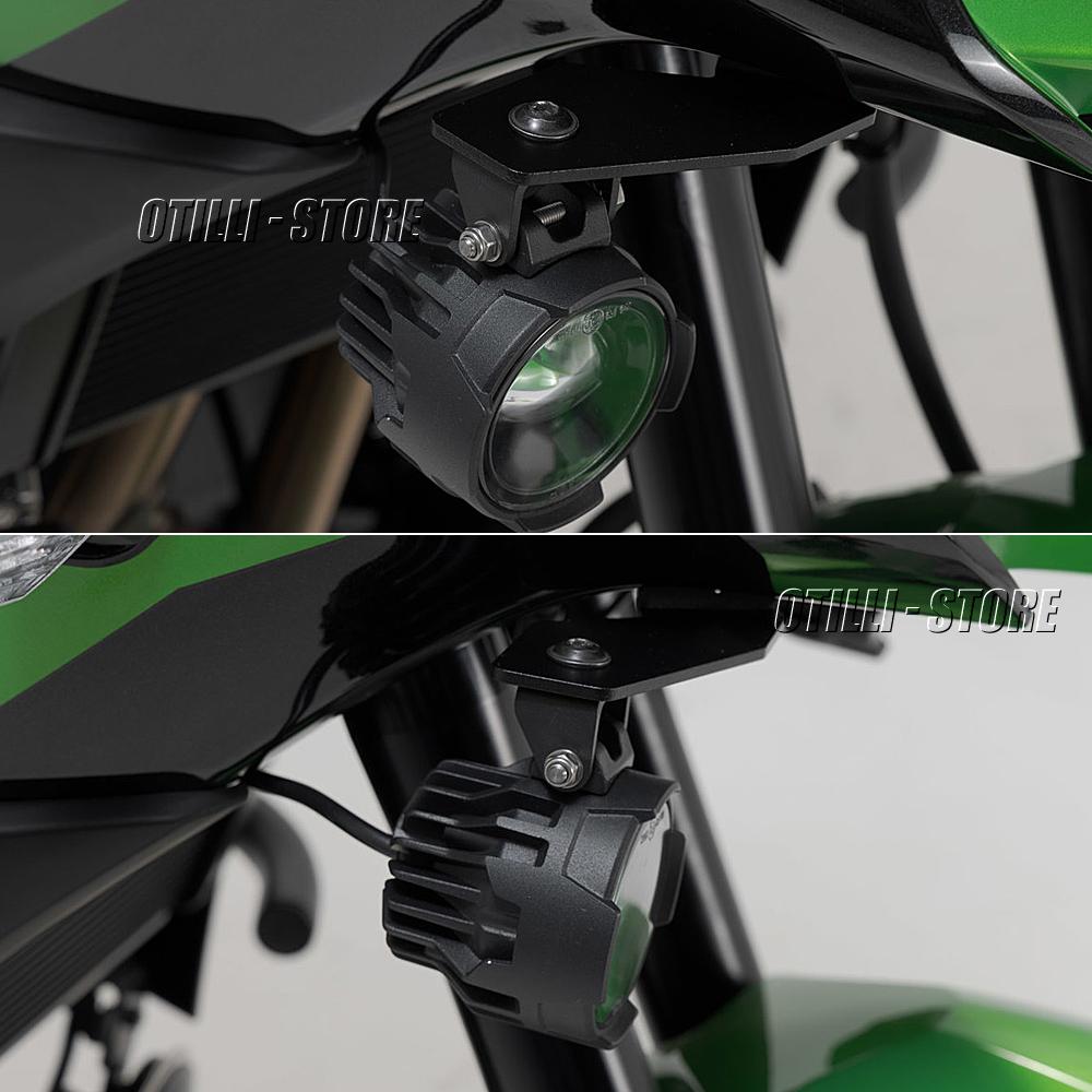 Motorcycle Accessories Spotlight Bracket Holder Sport Light Fog lights Mount Kit For Kawasaki Versys650 Versys 650 2014-2022