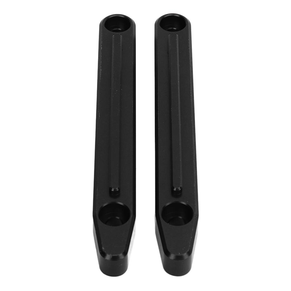 RC Roof Rails Aluminum Alloy Lightweight Upgrade Part Replacement Roof Rail for ARRMA 1 7 Black