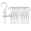 S-Shaped Swivel Bearing Stainless Steel Wind Chime Outdoor Decorative Hook