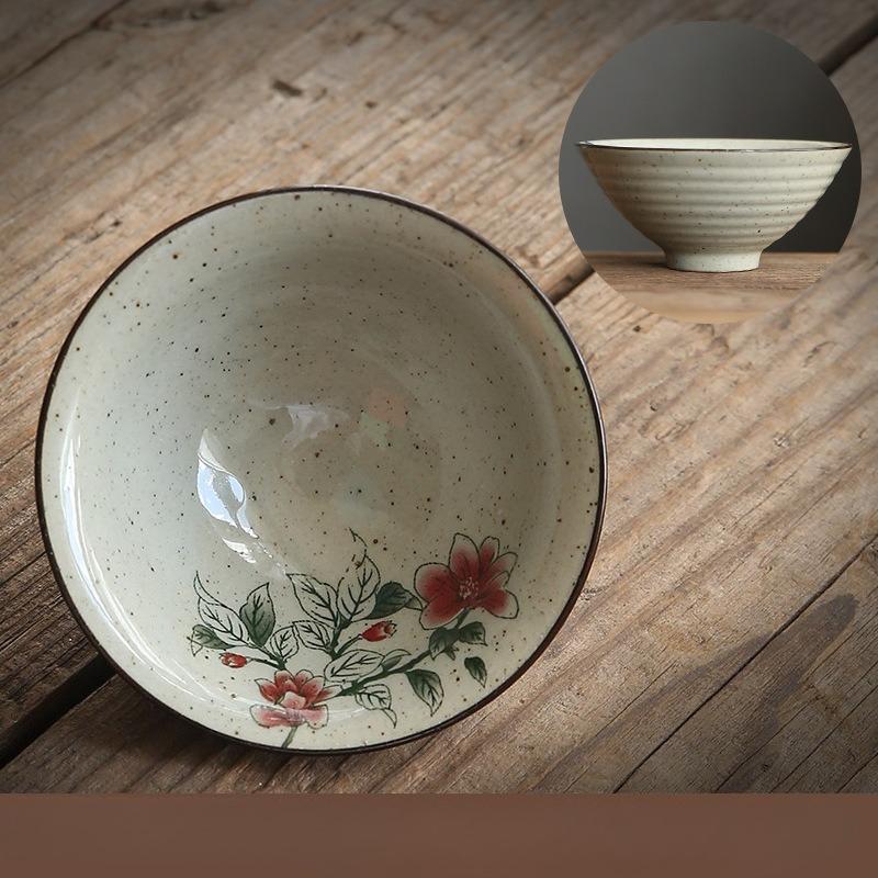 

Пепельная Шляпа Чашка Ретро Кунг-фу Чашка для Чая Чашка Мастера Чашка для Гостя Китайский Стиль Керамика для Чая Подглазурная Роспись Чашка для Чая 1pc белый