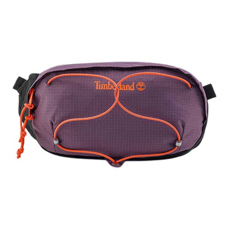 

Timberland 2.5L Letter Logo Color Block Design Nylon Waist Bag Unisex Waist Bag Purple A5SUH Purple