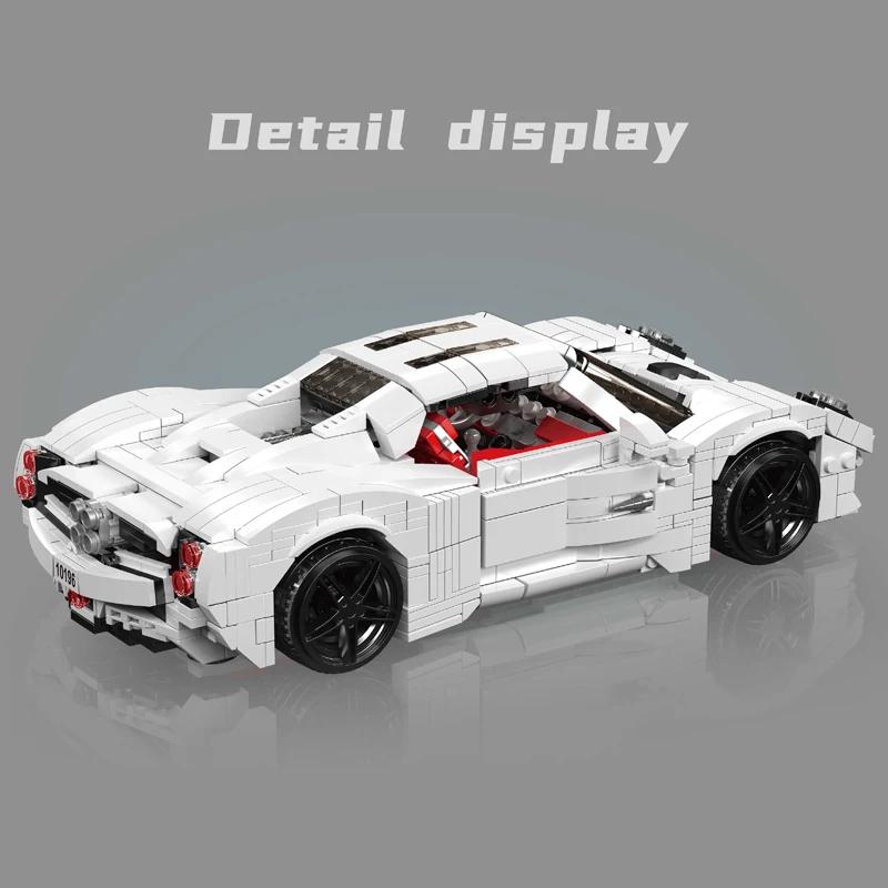 1423Pcs Technical Car Toys The Utopia Super Racing Car Building Block Vehicle Assembly Sport Car Brick Set Kids Christmas Gift