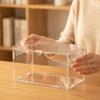Transparent Acrylic Display Box with Assembled Panels Clear Reptile