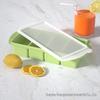 Silicone Ice Cube Tray with Lid: 4-Grid Frozen Soup & Food Storage Box