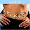 Trendy Oceanthemed Waist Jewelry With Starfish Motif In Gold And Silver For Women