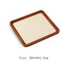 HeMu Wooden Microfiber Velvet Cloth Multi-purpose Rounded Corner Empty Tray Viewing Pallet Jewelry Display Storage Tray