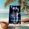 Beach Towel with Jul Fait d'or Pattern - soft,absorbent,machine washable Lightweight&Modern,swimming,Travel Essentials