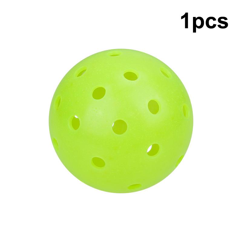 

1/3Pcs Pickleball Balls Outdoor 48Holes Training Pickleball Accessories 74Mm Standard Pickle Balls For Training Competition 1pcs зелёный
