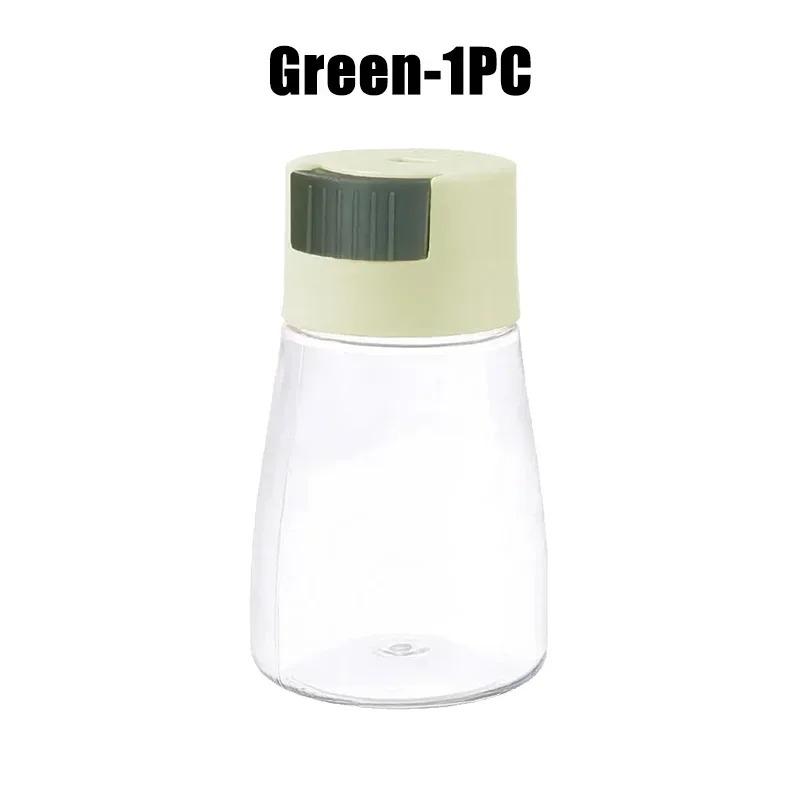 Kitchen Salt and Pepper Shakers Precise Quantitative Push Type Seasoning Shaker Press Type Salt Dispenser Spice Dispenser Sealed