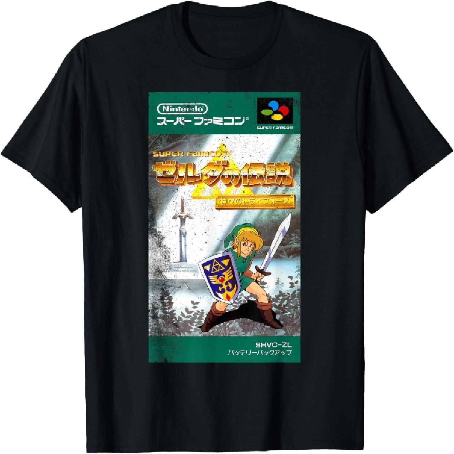 The Legend of Zelda A Link To The Past Винтажная Игровая Футболка с Кандзи S