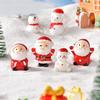 Snowman Christmas Resin Micro Landscape Model Diy Statues Garden Gift Ornament