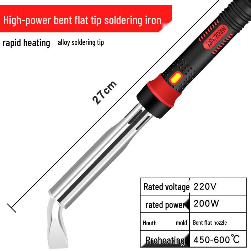 Leistungsstarkes Elektrisches Lötgerät - 80W/100W/150W/200W/300W, Bleifrei, Flachspitze, Externe Heizung.