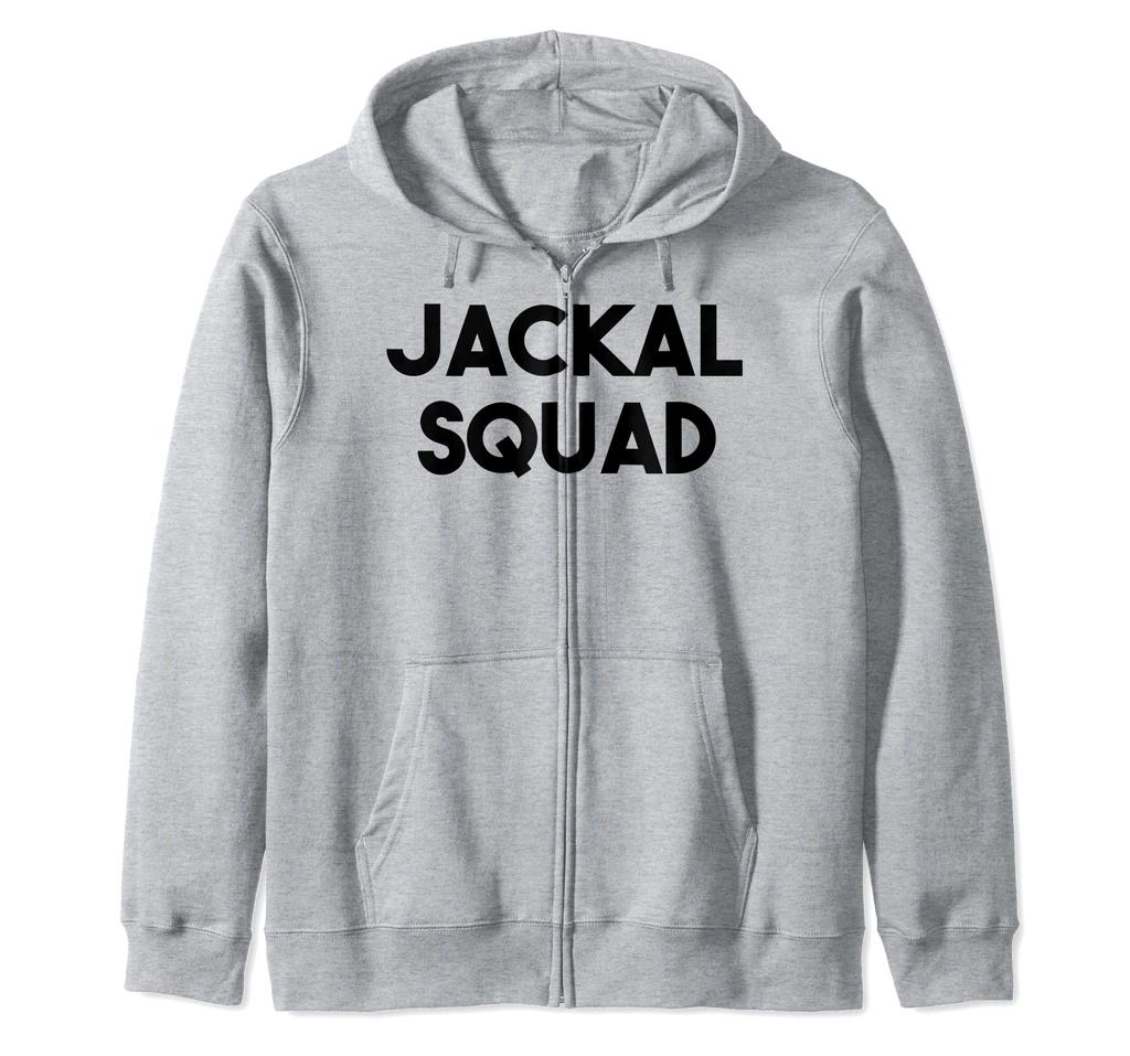 Jackal's Lover Funny - Jackal Squad Zip Hoodie