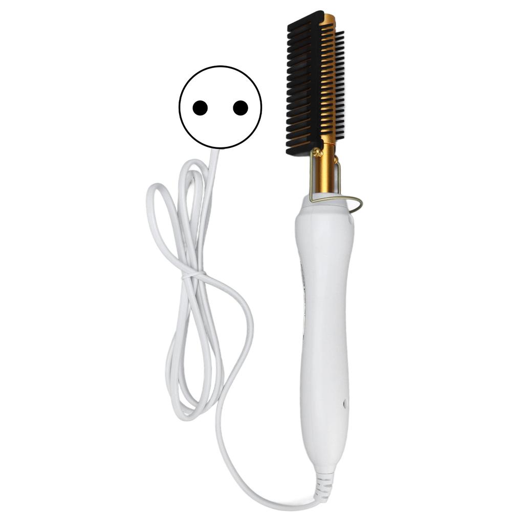 Hot Comb Electric Safe Reliable Convenient Practical Dual Voltage Fast Heating Hair Straightener