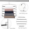 Pants Hangers Non Slip Space Saving Hangers Multi-Layer Swing Arm Pants Hanger Stainless Steel Space Saver Hanger Closet Storage