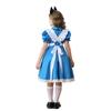 Kids Alice Maid Lolita Dress Costume, Countryside Style Princess Dress for Children’s Day & Halloween